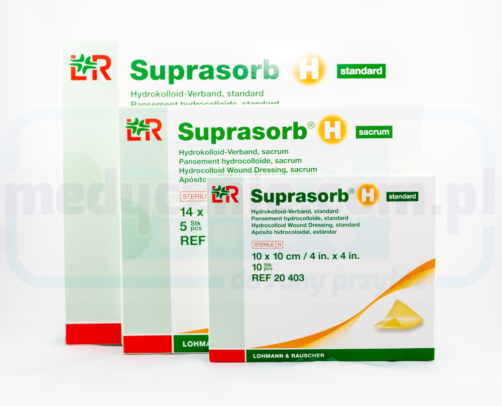 Suprasorb H Pansament hidrocoloid autoadeziv 10*10cm STANDARD 1pc